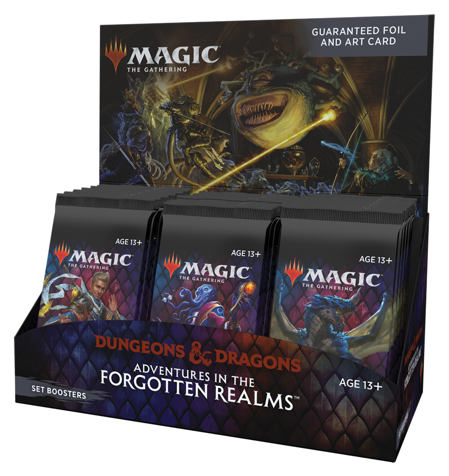 Magic The Gathering - D&D Adventures In The Forgotten Realms - Set Booster Box (30 Packs)