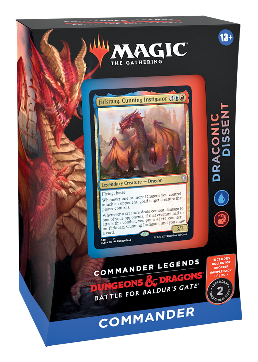 Magic The Gathering - Commander Legends Battle For Baldur's Gate Commander Deck - Draconic Dissent