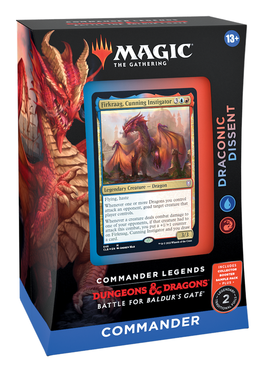 Magic The Gathering - Commander Legends Battle For Baldur's Gate Commander Deck - Draconic Dissent