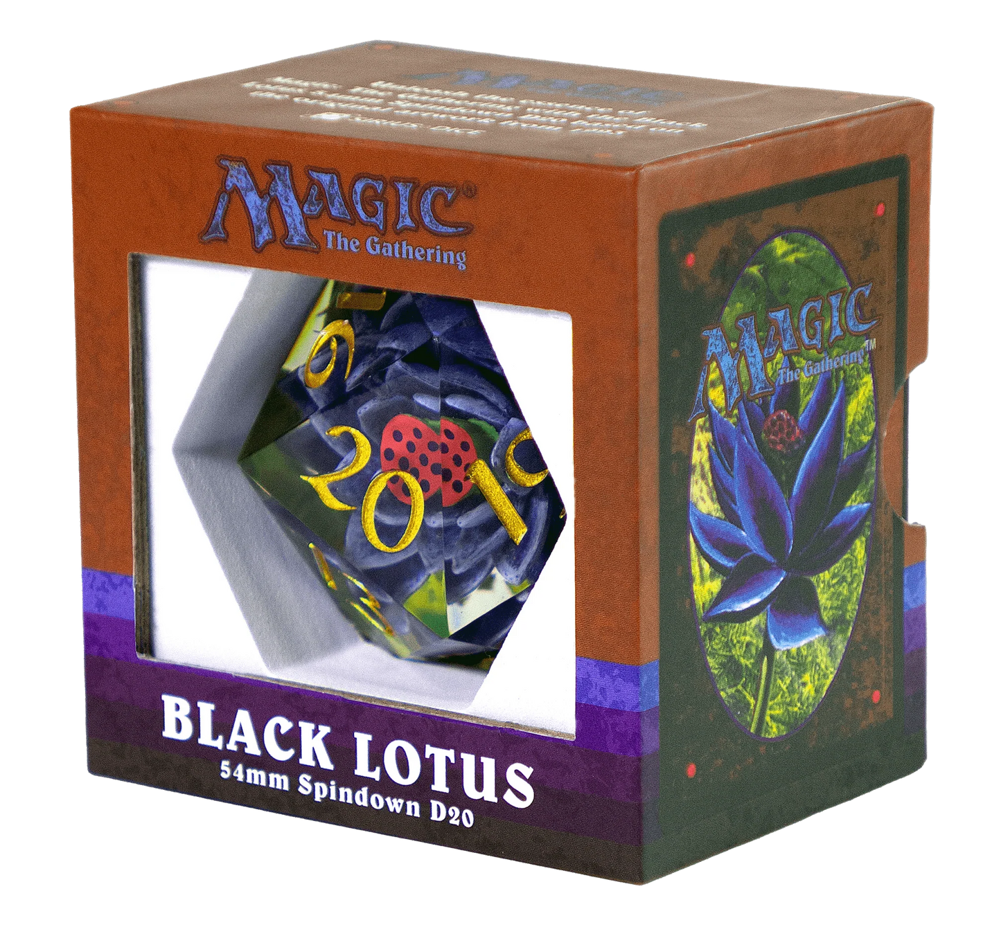 Magic The Gathering Black Lotus Spindown 54mm D20 - Sirius Dice