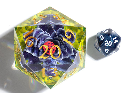 Magic The Gathering Black Lotus Spindown 54mm D20 - Sirius Dice