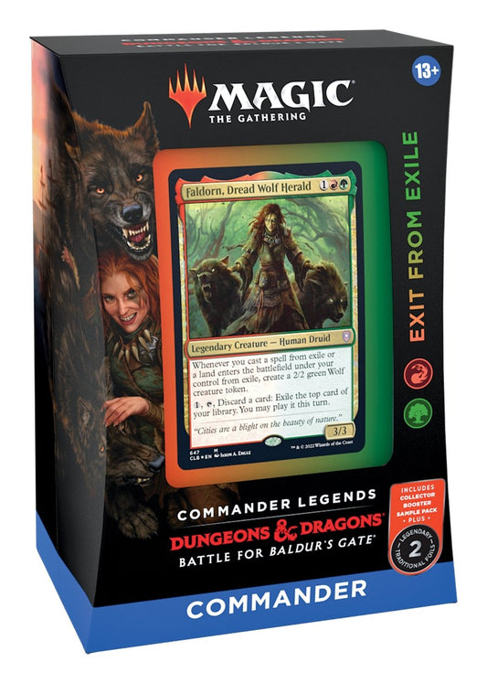 Magic The Gathering - Commander Legends Battle For Baldur's Gate Commander Deck - Exit From Exile