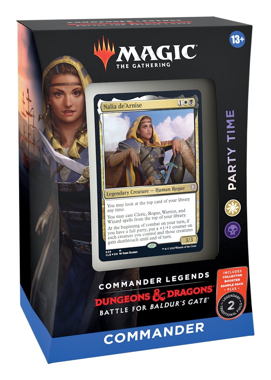 Magic The Gathering - Commander Legends Battle For Baldur's Gate Commander Deck - Party Time