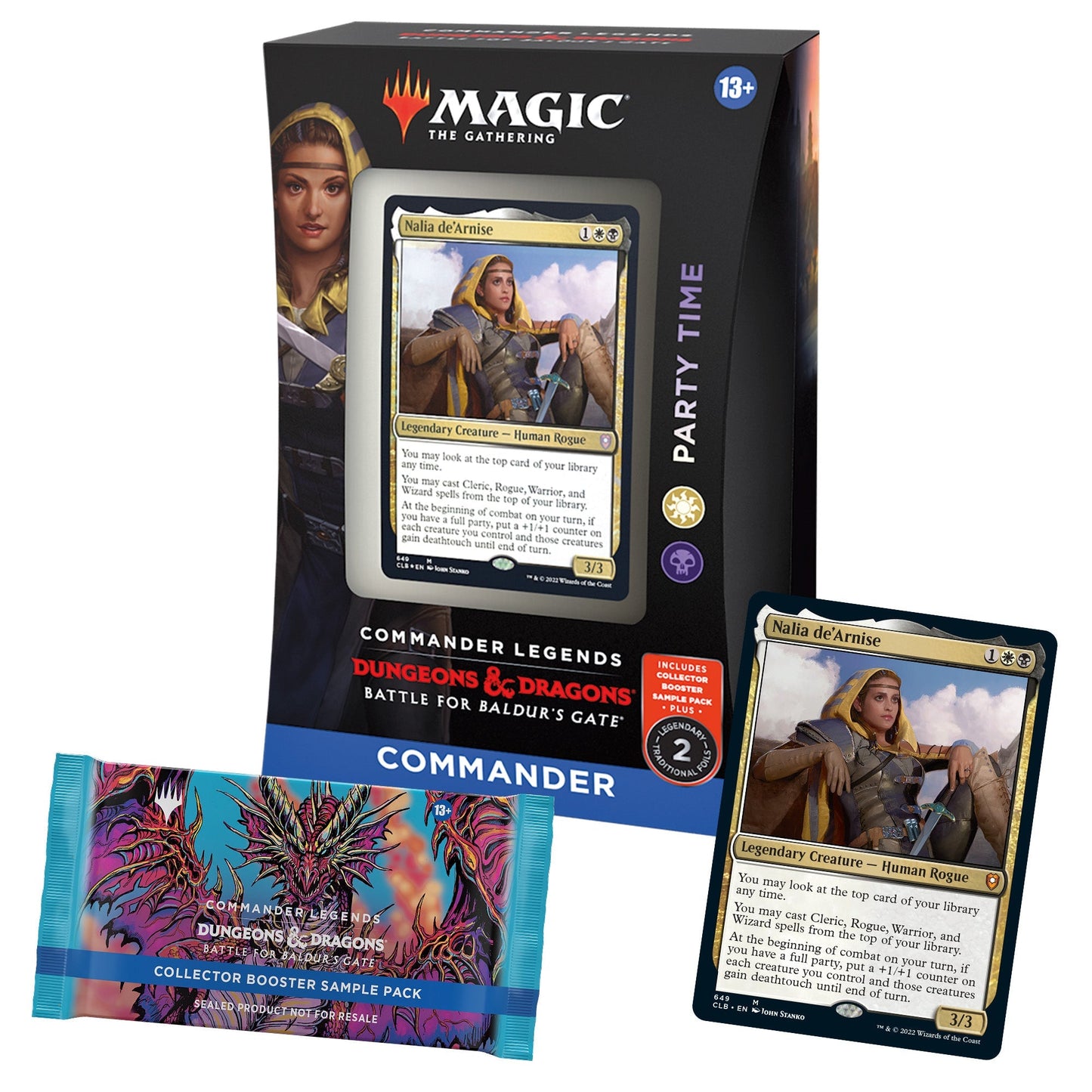 Magic The Gathering - Commander Legends Battle For Baldur's Gate Commander Deck - Party Time