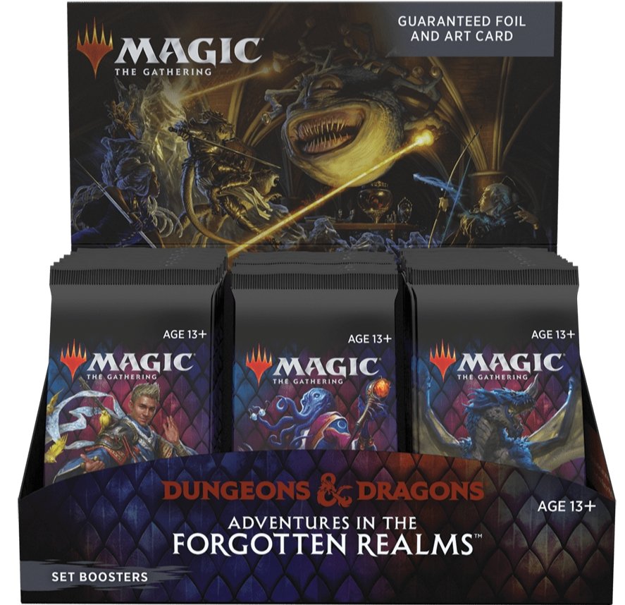 Magic The Gathering - D&D Adventures In The Forgotten Realms - Set Booster Box (30 Packs)