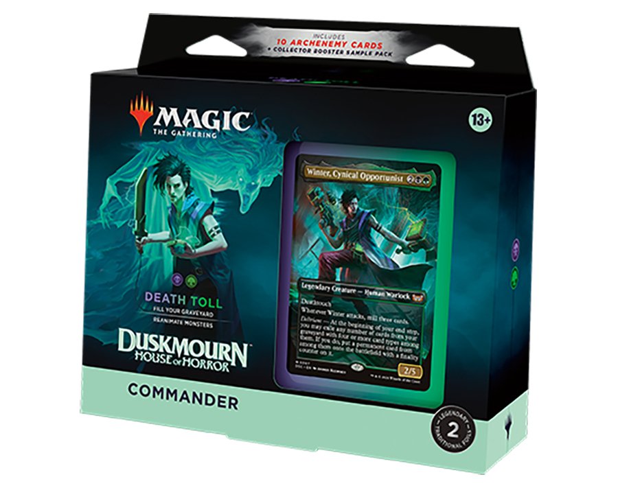 Magic The Gathering: Duskmourn House of Horrors Death Toll Commander Deck