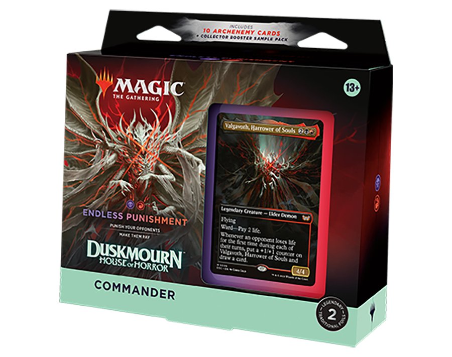 Magic The Gathering: Duskmourn House of Horrors Endless Punishment Commander Deck