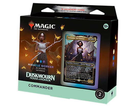 Magic The Gathering: Duskmourn House of Horrors Miracle Worker Commander Deck