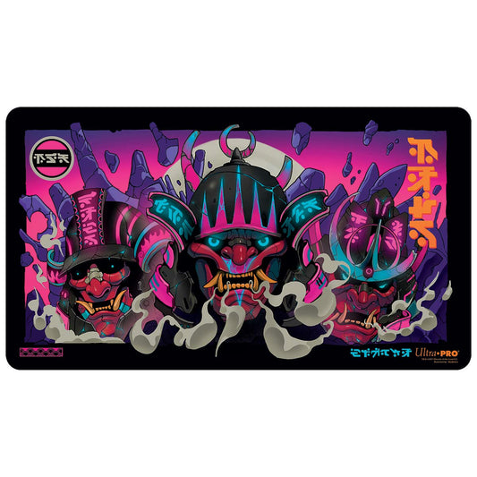 Magic The Gathering - Kamigawa Neon Dynasty - Black Stitched Playmat (Ultra Pro)