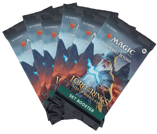 Magic The Gathering - Lord of the Rings: Tales of Middle-Earth 6 x Set Boosters