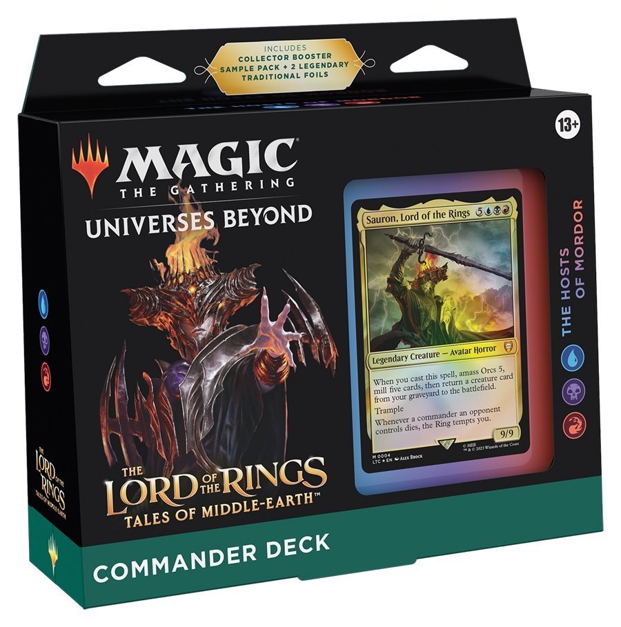 Magic The Gathering - Lord of the Rings: Tales of Middle-Earth Commander Deck: The Hosts of Mordor