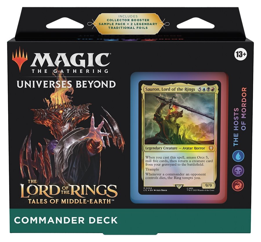 Magic The Gathering - Lord of the Rings: Tales of Middle-Earth Commander Deck: The Hosts of Mordor