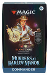 Magic The Gathering: Murders at Karlov Manor - Blame Game Commander Deck