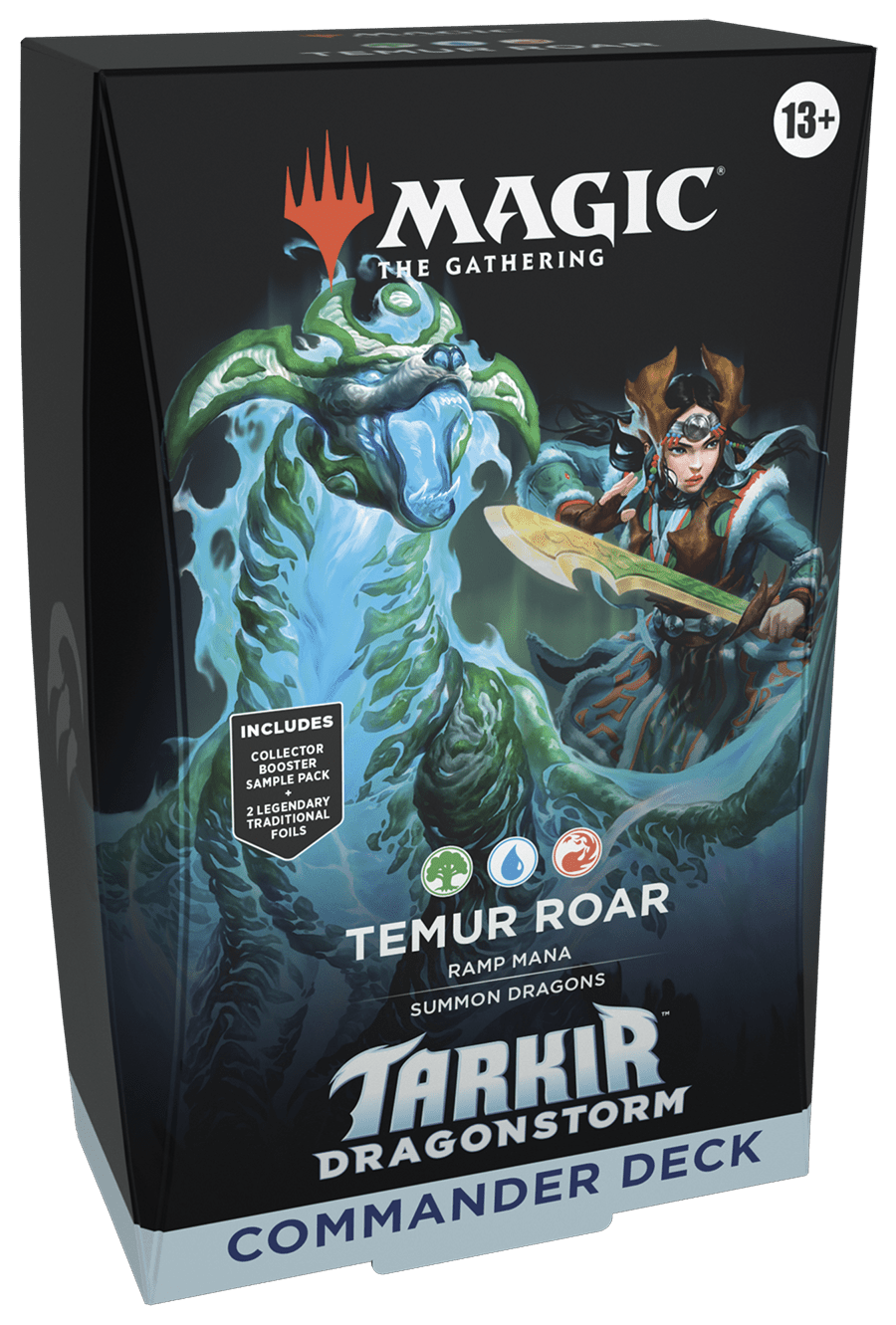 Magic The Gathering: Tarkir: Dragonstorm - Temur Roar Commander Deck