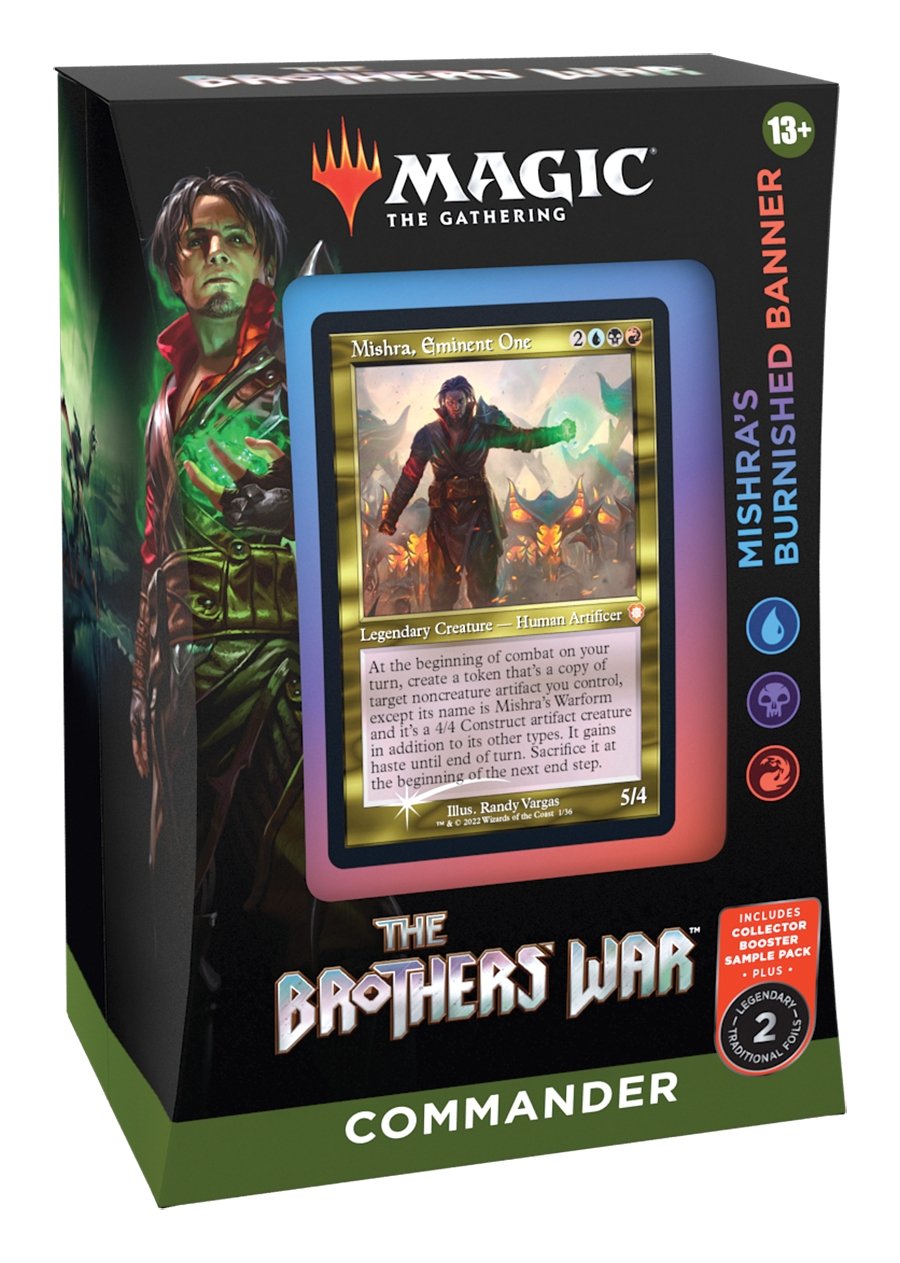 Magic The Gathering - The Brothers' War - Mishra's Burnished Banner Commander Deck