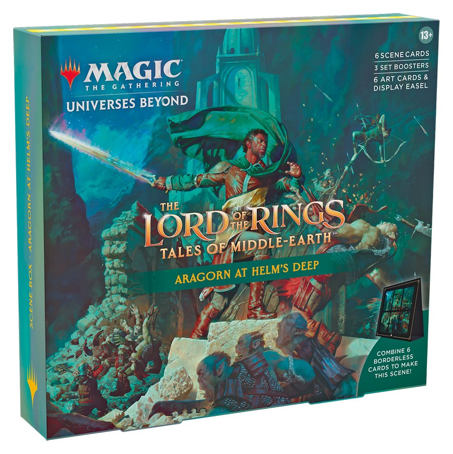 Magic The Gathering - The Lord of the Rings: Tales of Middle-Earth Scene Box - Aragorn at Helm’s Deep