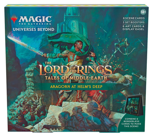 Magic The Gathering - The Lord of the Rings: Tales of Middle-Earth Scene Box - Aragorn at Helm’s Deep