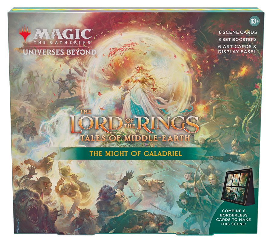 Magic The Gathering - The Lord of the Rings: Tales of Middle-Earth Scene Box - The Might of Galadriel