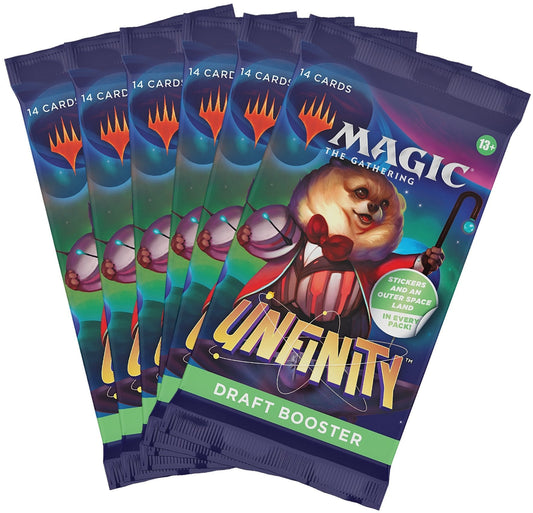 Magic The Gathering - Unfinity Draft Boosters x 6